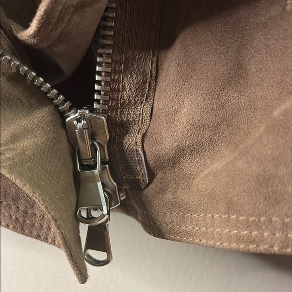 Twin-Set Tan Leather Jacket - Picture 5 of 12